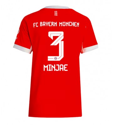 Bayern Munich Kim Min-jae #3 Hemmatröja Kvinnor 2025-26 Kortärmad Bayern Munich Kim Min-jae #3 Hemmatröja Kvinnor 2025-26 Kortärmad